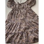 Blush Vintage cream dress with pink floral design women’s Sz M Spring Summer Y2K Photo 2