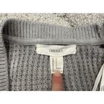 Forever 21 Gray Vneck Cardigan Sweater Small S Photo 2