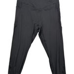 Halara Curvy Plus ! Black High Waist V Cut Leggings With Pockets Size 2X Photo 0