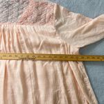 Style & Co  Boho Blouse Women 3X Peach Embroidered V-Neck Peasant Top Casual Chic Photo 8