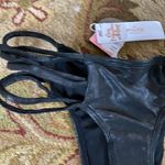 PilyQ  Onyx‎ Strappy Ibiza Teeny Bikini Bottom NWT Photo 2