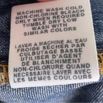 Ralph Lauren Vintage Cotton Denim Bias Skirt White Eyelet Slit Women's Size 6 Photo 10