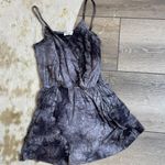 Ginger G Navy Blue Tie Dye Romper Photo 0