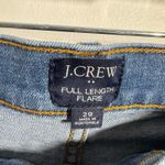 J.Crew Full Length Flare Jeans Women 29 Blue Button Fly Boho Western Casual Pant Photo 8