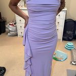 Maxi strapless dress Purple Size 4 Photo 1