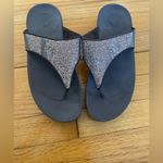 FitFlop  Lulu Glitz Size 8 Bronze Shimmer Brown Flip Flop Thong Sandals Photo 4