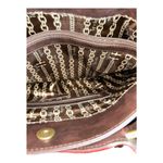 TIGNANELLO Leather Deep Red/ Burgundy Handbag Tote with Two Straps Red Photo 5