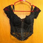 Spencers Black Corset Top Photo 0