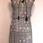 Adrienne Vittadini Black and white summer halter maxi dress Photo 0