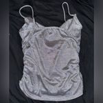 21 Saints NWT Metallic Silver Cami Sz. S Photo 4
