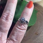 CZ Claddagh sterling silver Irish ring size 8 Silver Photo 4