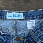 L.A. Blues Vintage Blue Medium Wash Jeans High-Waisted Straight-Leg Denim Pants Photo 4