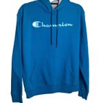 Champion  Blue Women Hoodie Size Medium M Capri Blue Hoodie Athletic Photo 0