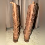 Corral Boots Brown Tan Leather Riding Boots Western Size 8 Photo 2