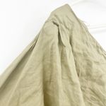 ZARA Womens Beachy Blogger Favorite Linen Blend Asymmetric One Shoulder Dress M Photo 4