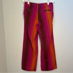 Urban Outfitters  Martina Linen Low-Rise Trouser Pant Purple and Orange Size 0 Photo 4