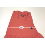 Lulu's Strappy Rust Orange Guazy SunDress MEDIUM Casual Date Night Size XS Photo 5