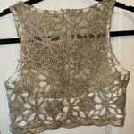 Sequin Hearts  Top Juniors‎ Size 3 Y2K Lace Sequin Cami Tank Fairy Coquette Photo 3