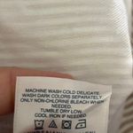 Lands' End  Size 6P 6 Petite Striped Seersucker Bermuda Shorts High Rise Tan White Photo 2