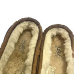 UGG  Australia Dakota Suede Fur Lined Slip On Moccasins Loafers Chestnut Womens 8 Photo 6