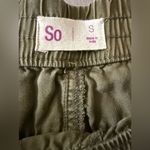 SO  Brand Green‎ Women's Elastic Waist/Ankle Pants Size Small Photo 5
