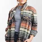 O'Neill  Women's Collins Solid Superfleece Shirt Shacket- Size Medium Photo 0