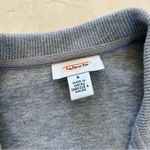 Talbots Like New Oversized Heather Gray Zipup Sweater Sz Small Photo 1
