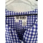 Coco Bianco  Vintage Short Sleeve Checkered Long Button Up Dress Photo 2