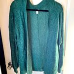 Hinge  dark green lightweight open cardigan size large 28” length great condition Photo 0