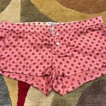 Abercrombie & Fitch Y2K Vintage Moose Pajama Mini Shorts Missing Button Size XS Photo 0
