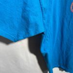 Delta Pro Weight Blue Boho Folksy Cats T Shirt 2XL 100% Cotton Adult 2XL Casual Graphic Tee Photo 6