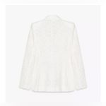 ZARA  EMBROIDERED EYELET BLAZER NWOT Photo 6