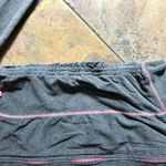 Motherhood Maternity  Gray Pink Hoodie Zip Up Ruching Side Jacket Medium Photo 1