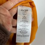 Maje Rasti One-Shoulder Satin Midi Dress in Yellow Photo 7