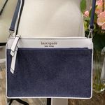 Kate Spade Denim Crossbody Handbag Purse Photo 0