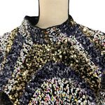 Anthropologie Maeve NEW Women's Multicolor Sequin Mockneck Top MSRP $138 Sz XS Photo 2