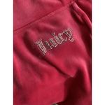 Juicy Couture  Velour Track Pants Pink Rhinestone Logo Flared Women's Size M Photo 5