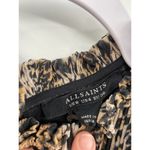 All Saints Antheia Kiku Animal Print Tiered Mini Dress Size 4 NWT Photo 5
