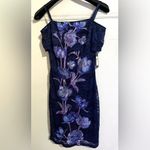 Guess  Women’s Blue Embroidered Dress Photo 3