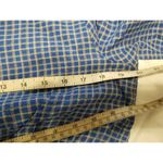 The East Order  ‘Mahlia’ Cobalt Blue Checked  Button Down Crop Top Size (L) Photo 6