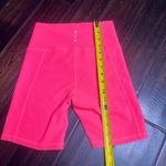 Luxury workout shorts Wilo brand hot pink Pilates gym yoga cross front Photo 2