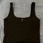 PINK - Victoria's Secret  Black Crop Tank Top Size Large Photo 2