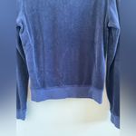 Juicy Couture Y2K Blue Terry Cloth Full Zip Jacket Size Large Preppy Photo 7