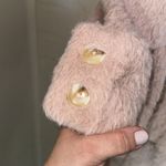 Free People coat cuff it faux fur pockets soft lined sash NEW small Photo 3