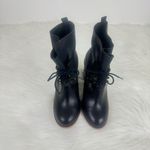 Kensie Women's  Chase Partial Lace-Up Stacked Block Heel Ankle Bootie Size 8 Photo 4