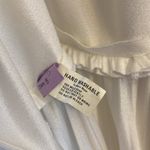 Easy Street Vintage  Fashion New York white pleated dress low V‎ size 9 Photo 8