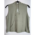 American Eagle  x Ziegler Sisters Olive Sleeveless Hoodie Size Medium NWT! Photo 1