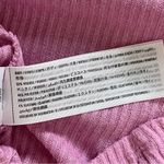 Hollister Pink Long Sleeve Tie Front Blouse Photo 5