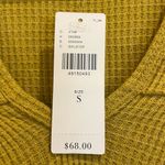 Anthropologie New! T. La Waffle Knot Tunic in Mustard Gold Yellow Photo 5