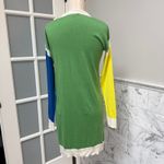 VILAGALLO Color Block Long Line V Photo 1